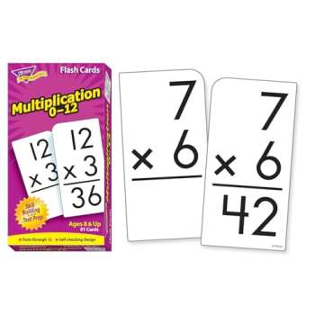 TREND ENTERPRISES: Multiplication 0-12 Skill Drill Flash Cards for Engaging Learning