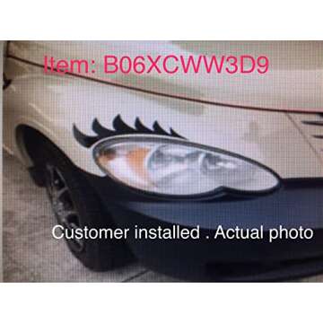 Charming Car Eyelashes Set for VW Bug Headlights