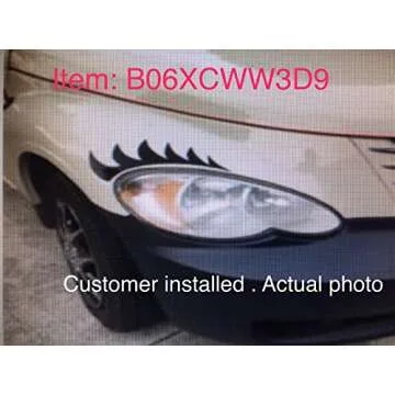 Charming Car Eyelashes Set for VW Bug Headlights