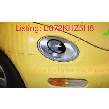 Charming Car Eyelashes Set for VW Bug Headlights