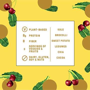 Delicious Dark Cocoa Cherry Plant-Based Meal Replacement Bowls