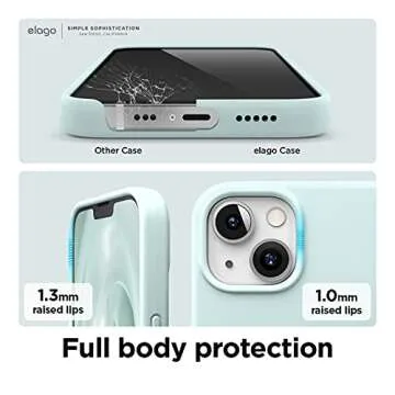 elago Liquid Silicone Case for iPhone 13 - Full Protection