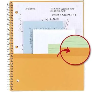 Five Star Spiral Notebook - Durable, Ink Bleed Resistant