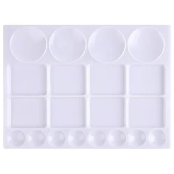 Foraineam 6 Pack 20-Well Paint Palettes for Artists