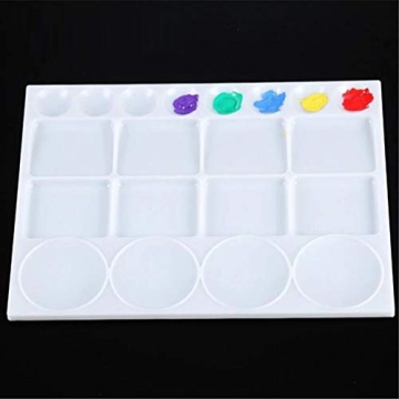 Foraineam 6 Pack 20-Well Paint Palettes for Artists