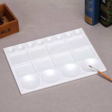 Foraineam 6 Pack 20-Well Paint Palettes for Artists