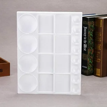 Foraineam 6 Pack 20-Well Paint Palettes for Artists