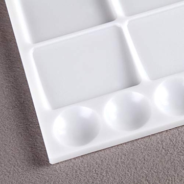 Foraineam 6 Pack 20-Well Paint Palettes for Artists