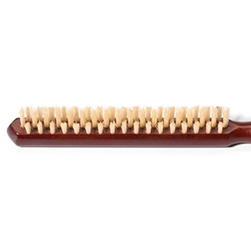 GranNaturals Boar Bristle Teasing Brush for Healthy Hair