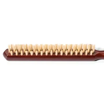 GranNaturals Boar Bristle Teasing Brush for Healthy Hair