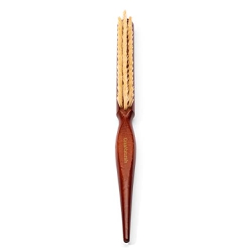GranNaturals Boar Bristle Teasing Brush for Healthy Hair
