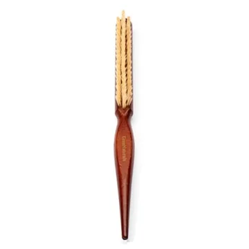 GranNaturals Boar Bristle Teasing Brush for Healthy Hair