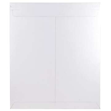 JAM PAPER Stay-Flat Photo Mailers - Sturdy & Eco-Friendly