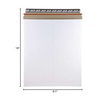 JAM PAPER Stay-Flat Photo Mailers - Sturdy & Eco-Friendly