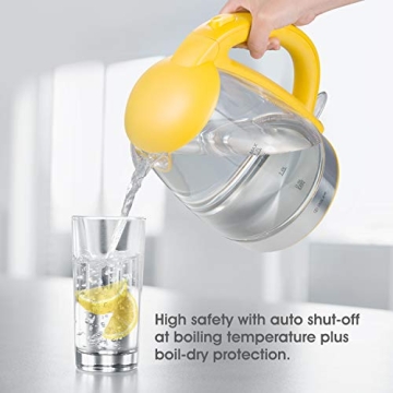 iSiLER 1500W Electric Kettle with LED Indicator