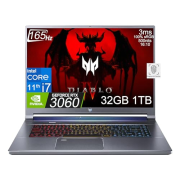 Acer Predator Helios Triton 500 SE - High-Performance Gaming Laptop with 165Hz Display, i7-11800H, 3...