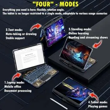 Lecsas iPad Pro 13" (M4, 2024) Keyboard Case - Tech Circuit X
