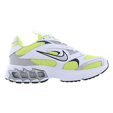 Nike Zoom Air Fire Womens Running Trainers CW3876 Sneakers Shoes (UK 6.5 US 9 EU 40.5, White Metallic Silver 102)