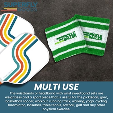 Super Fly Sweatbands for Pickleball Great Gift Set