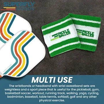 Super Fly Sweatbands for Pickleball Great Gift Set