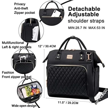 Insulated Women's Lunch Bag - Stylish and Versatile Cooler