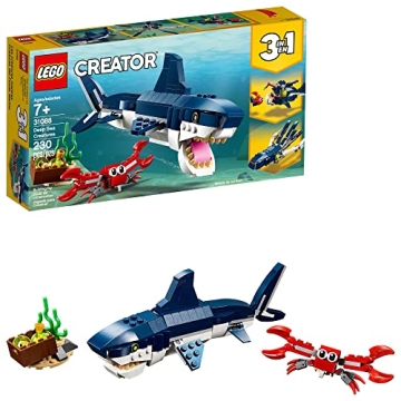 LEGO Creator 3 in 1 Deep Sea Creatures Set for Kids