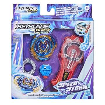 Beyblade Burst Surge Speedstorm Spark Power Set - Battle Game with Sparking Launcher and Right-Spin ...