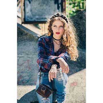 KICOSY Pearl Velvet Headbands for Women - Stylish & Comfortable