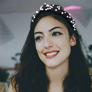 KICOSY Pearl Velvet Headbands for Women - Stylish & Comfortable