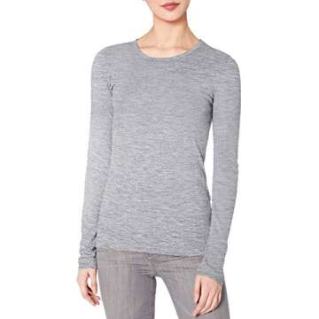 TAIPOVE Women's Long Sleeve T Shirt Cotton Long-Sleeve Crewneck T-Shirt Basic Layer Underscrub Tee T...