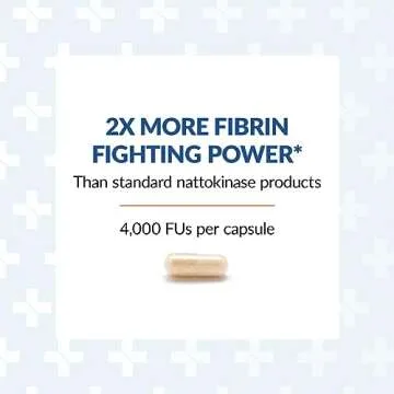 Arthur Andrew Medical, Nattovena, Pure Nattokinase Supplement, Double Strength 4,000 FUs per Capsule, 180