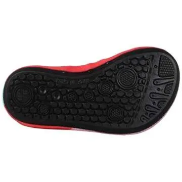 Toddler Kids Swim Water Shoes Quick Dry Non-Slip Water Skin Barefoot Sports Shoes Aqua Socks for Boys Girls Toddler, Red Whale, 9 Toddler