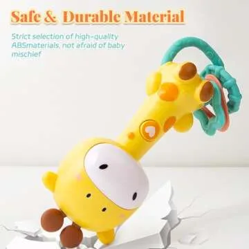 Giraffe Baby Music Rattle Toy for Infants 6-24 Months