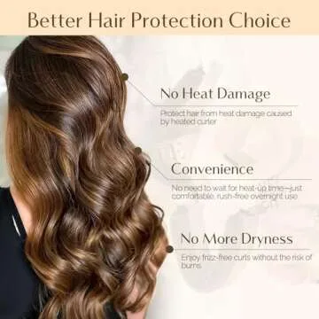 YANIBEST Heatless Hair Curlers for Stunning Curls