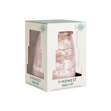 The Honest Company Diaper Cake - Rose Blossom 35 Count