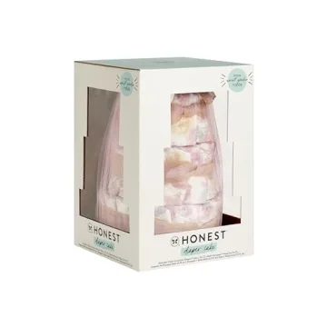 The Honest Company Diaper Cake - Rose Blossom 35 Count