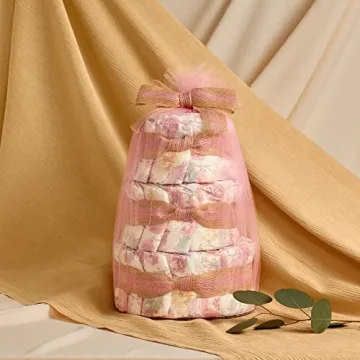 The Honest Company Diaper Cake - Rose Blossom 35 Count