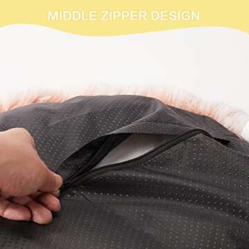 Comforting Calming Donut Dog Bed for Large Dogs