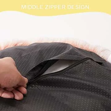 Comforting Calming Donut Dog Bed for Large Dogs