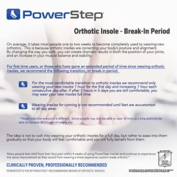 PowerStep Pinnacle Maxx Orthotic Insoles for Comfort