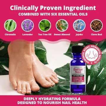 Better Nail - Treatment for Fungus Under & Around the Nail - Maximum Strength, 25% Anti Fungal Solution for Nail Support, Nail Restoring
