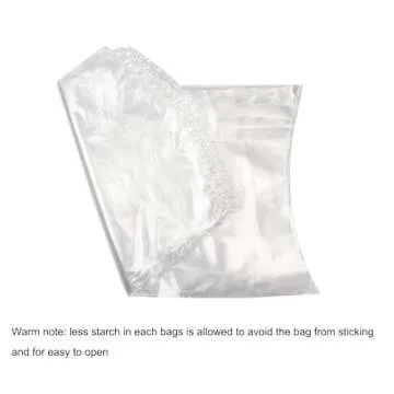 Poultry Shrink Bags,100 Pack 10x16 Inches Clear Poultry Heat Shrink Bags Freezer With 100 Zip Ties for Chickens,Rabbits