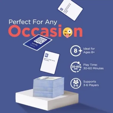 Never Have I Ever Family Edition Card Games - Fun Family Party Games for Teens & Kids Game Nights! Funny Card Games for Game Nights and Events with Friends or Family. Perfect Family Games for Kids!