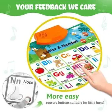 Interactive Alphabet Wall Chart Learning ABC Poster