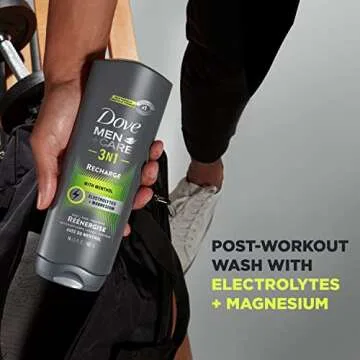DOVE MEN + CARE Recharge Body Wash 3-in-1 with Menthol 18 oz