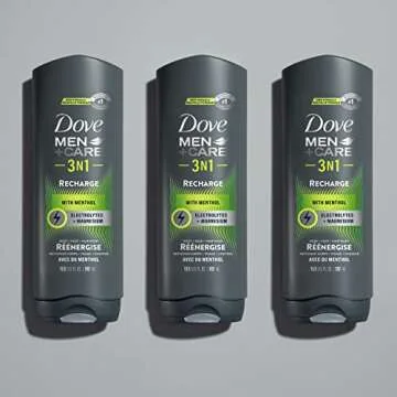 DOVE MEN + CARE Recharge Body Wash 3-in-1 with Menthol 18 oz