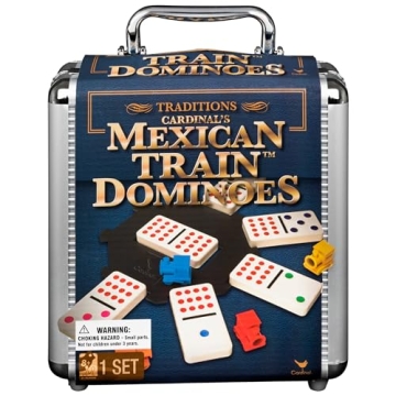 Mexican Train Dominoes Set - Fun Family Game!