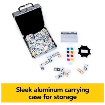 Mexican Train Dominoes Set - Fun Family Game!