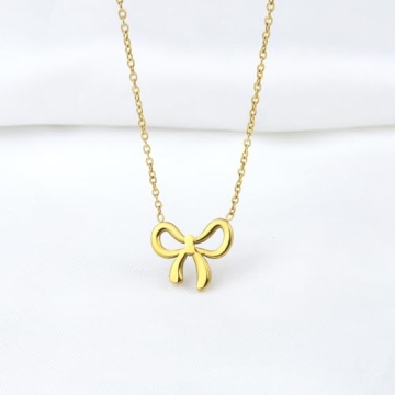 Stylish JA.S.JR Bow Necklace for Women - Gift Perfect