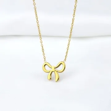 Stylish JA.S.JR Bow Necklace for Women - Gift Perfect